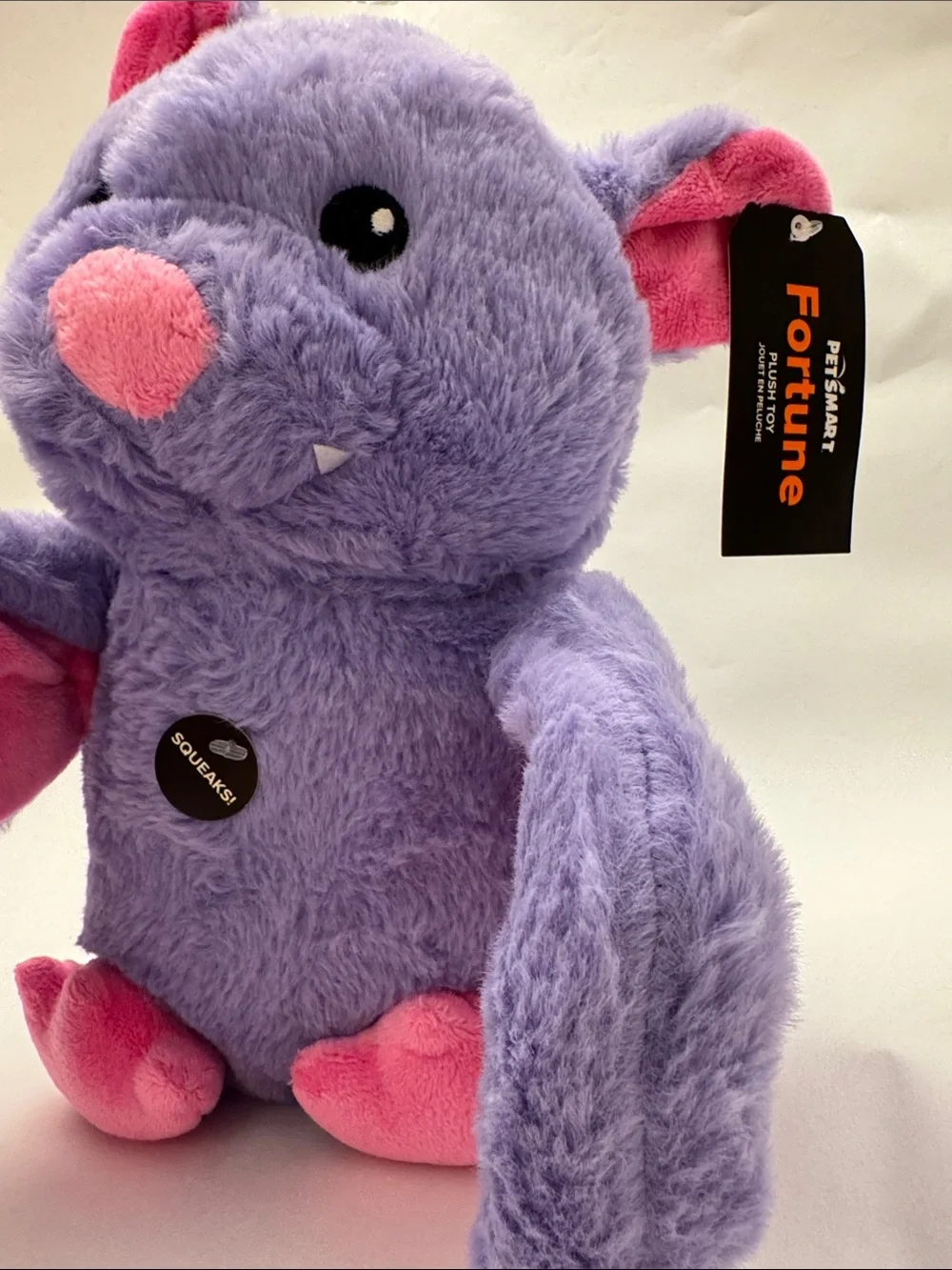Petsmart Halloween Bat Stuffed Toy - Squeak Plushie